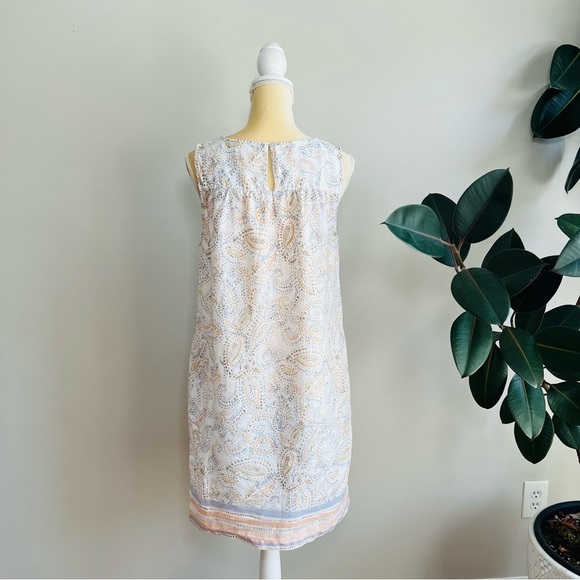 Rachel Ashwell Paisley Print Linen Pocket Dress Large - Picture 5 of 6